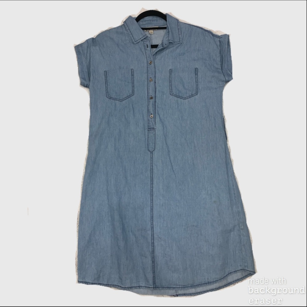 Jean dress w/ belt loops Sz Small